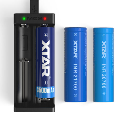 MC2 Charger XTAR Variable Batteries