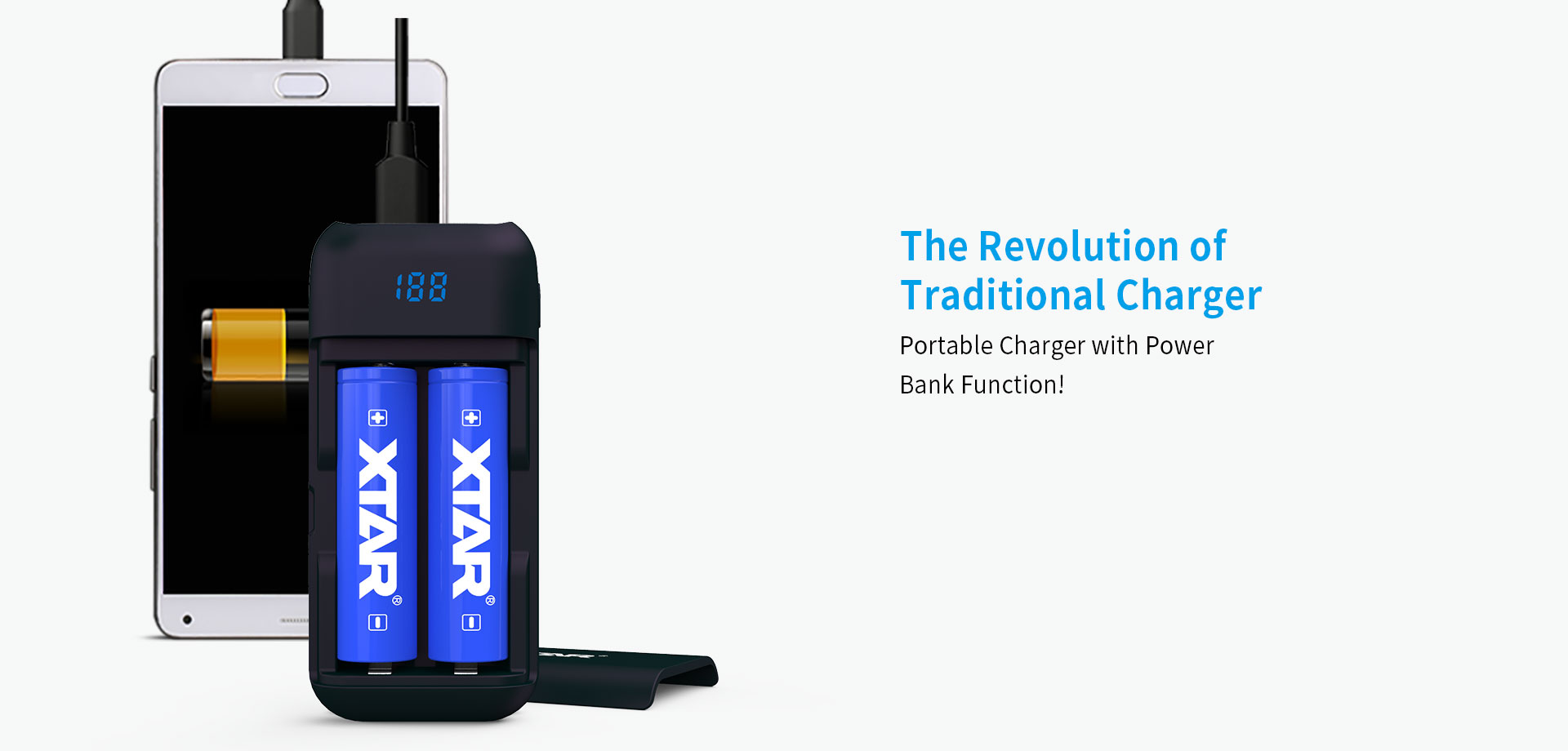 XTAR PB2 Powerbank Charger Easy Use